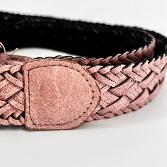 Pink Woven Belt Size XL/1X - Picture 2 of 5